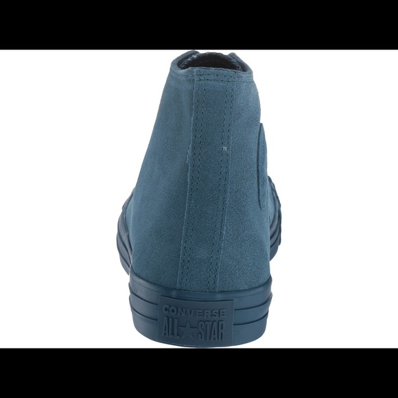Converse Chuck Taylor All Star Hi Suede - Blue Fir - Picture 4 of 8